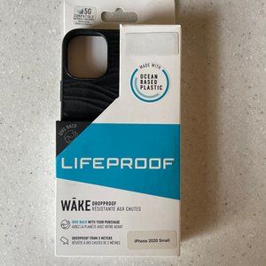 LifeProof - WAKE Recycled Plastic Wave Pattern Case iPhone 12 Mini, Color Black